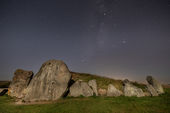 West Kennet Long Barrow at night