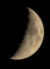 International Space Station transiting the Moon