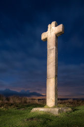Ralph Cross by moonlight