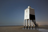 Auriga over Burnham-on-Sea lighthouse