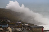 Sennen in storm