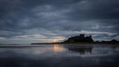 Bamburgh Castle at sunrise