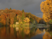 Last light at Stourhead