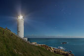 Winter sky, Start Point lighthouse