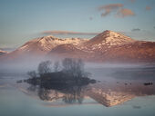 Black Mount reflected in Lochan Na H-Achlaise