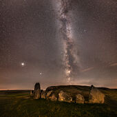 Milky Way, West Kennet Long Barrow