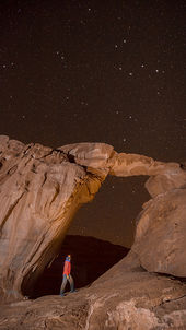 Observing Leo, Wadi Rum