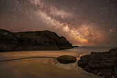 Milky Way, Cornwall Coast