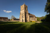 Village Church at sunset