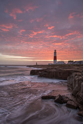 Winter solstice sunset, Portland Bill