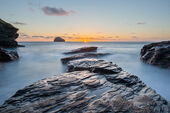 Sunset, Trebarwith Strand