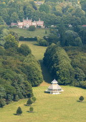 Oare House and pavillion
