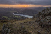 Sunset over Windermere