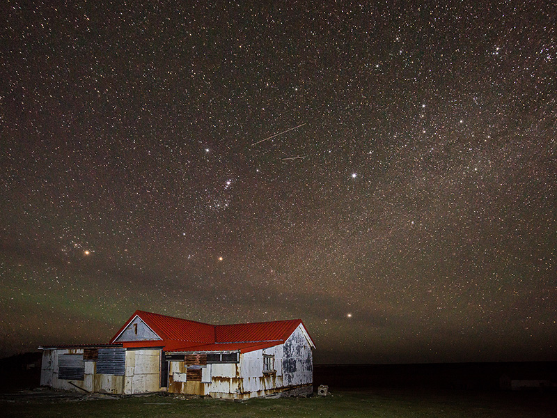Milky Way and aurora australis