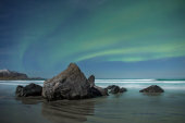 Aurora borealis, Lofoten Islands