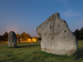 Avebury by moonlight