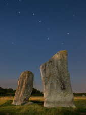 Avebury by moonlight