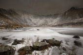 Cwm Idwal frozen