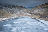 Llyn Teyra frozen
