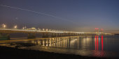 International Space Station over Severn Bridge
