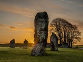Winter Sunrise at Avebury