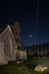 Moon, Venus and International Space Station