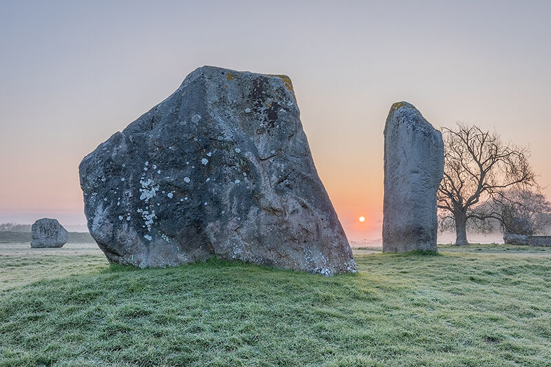 Frosty Sunrise, The Cove, Avebury