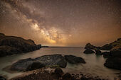 Milky Way rising, Kynance Cove