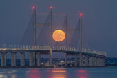 Full Moon over Severn Estuary