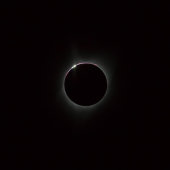 Baily's beads and Solar Prominence