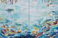 100214 Water Laughter. For enquiries please contact Wychwood Art
