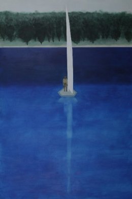 New Horizons. Acrylic on Board. 75 x 50 cm