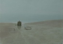The End of the Tracks. Oil on Canvas. 36 x 26 cm