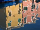 Burano Houses Reflected