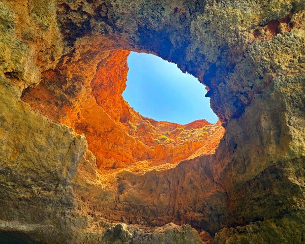 Cave near Faro, Portugal