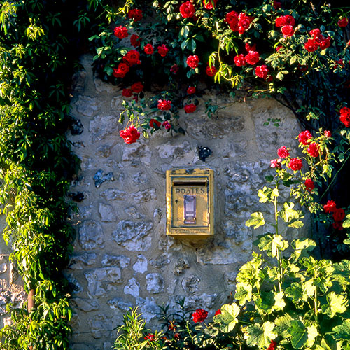 Giverny, Village Corner and Post Box