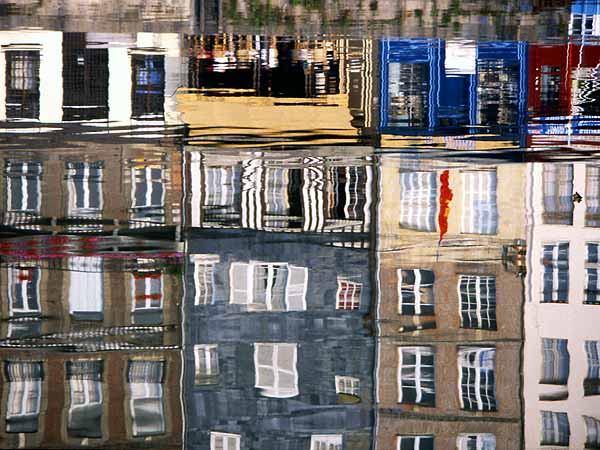 Honfleur Harbour Reflections