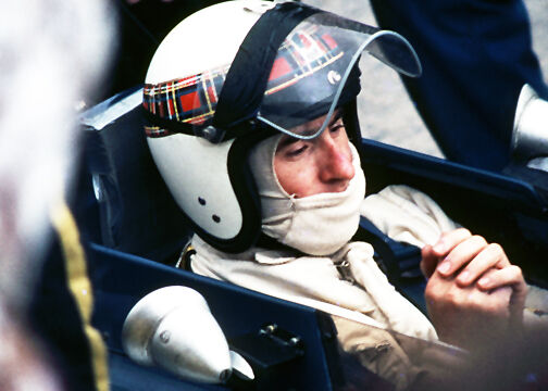 Jackie Stewart Silverstone Pits