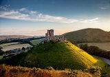 Corfe Castle from East Hill
