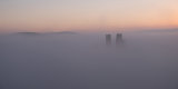 Corfe Castle in Mist