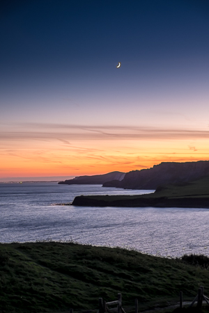 New Moon over Kimmeridge