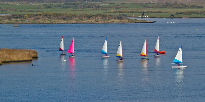 Christchurch Harbour Sailing Boats