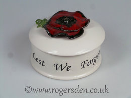 "Lest We Forget" Trinket Box  Out of Stock