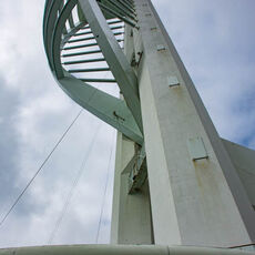 The Spinnaker Tower from below