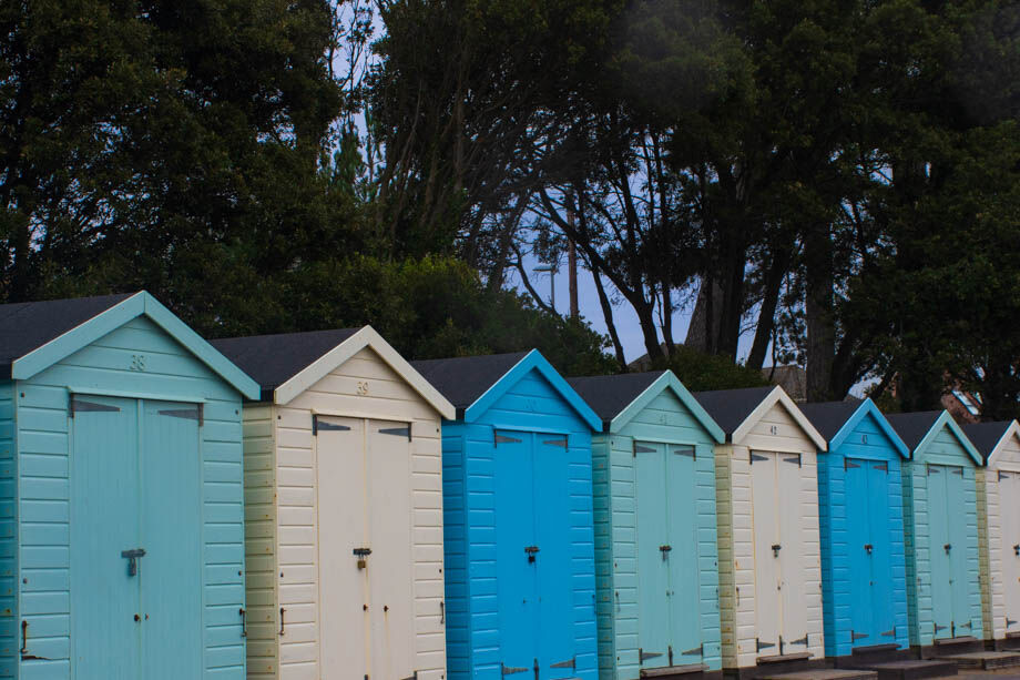 Beach Huts at Mudeford