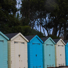 Beach Huts at Mudeford