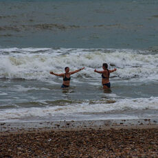 Bathers at Mudeford