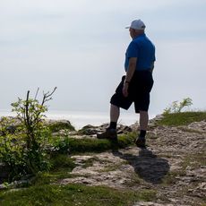 Warton Crag - An Intrepid Climber Makes it to the Top