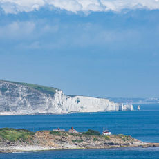 Old Harry Rocks from Durlston Castle