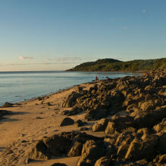 Sunset At Town Of 1770